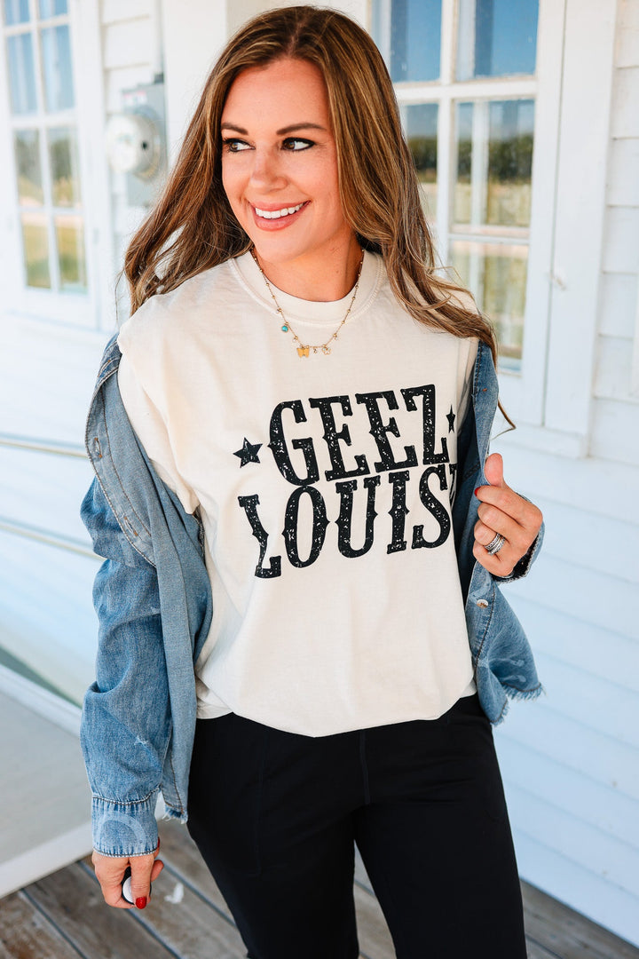 Geez Louise Graphic Tee - Ivory