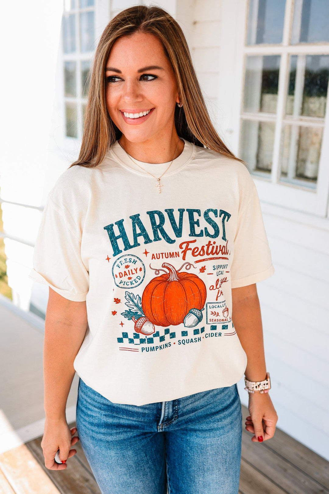 Harvest Festival Graphic Tee - Ivory