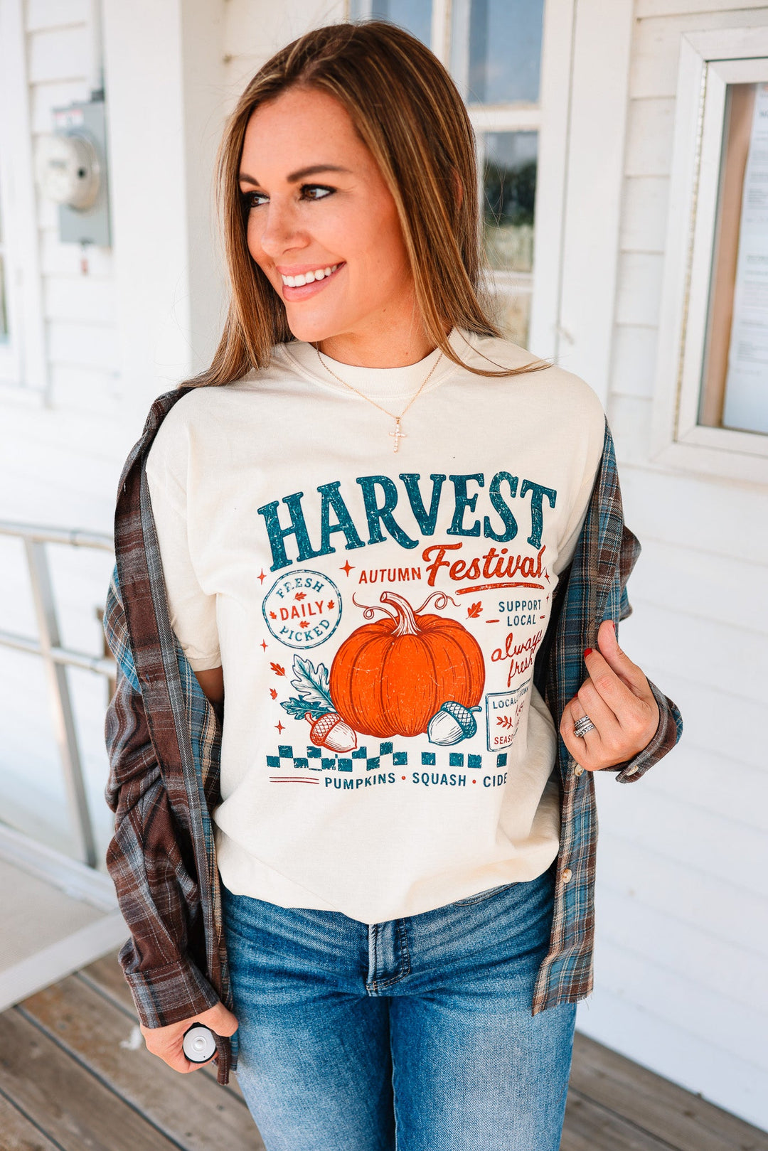 Harvest Festival Graphic Tee - Ivory