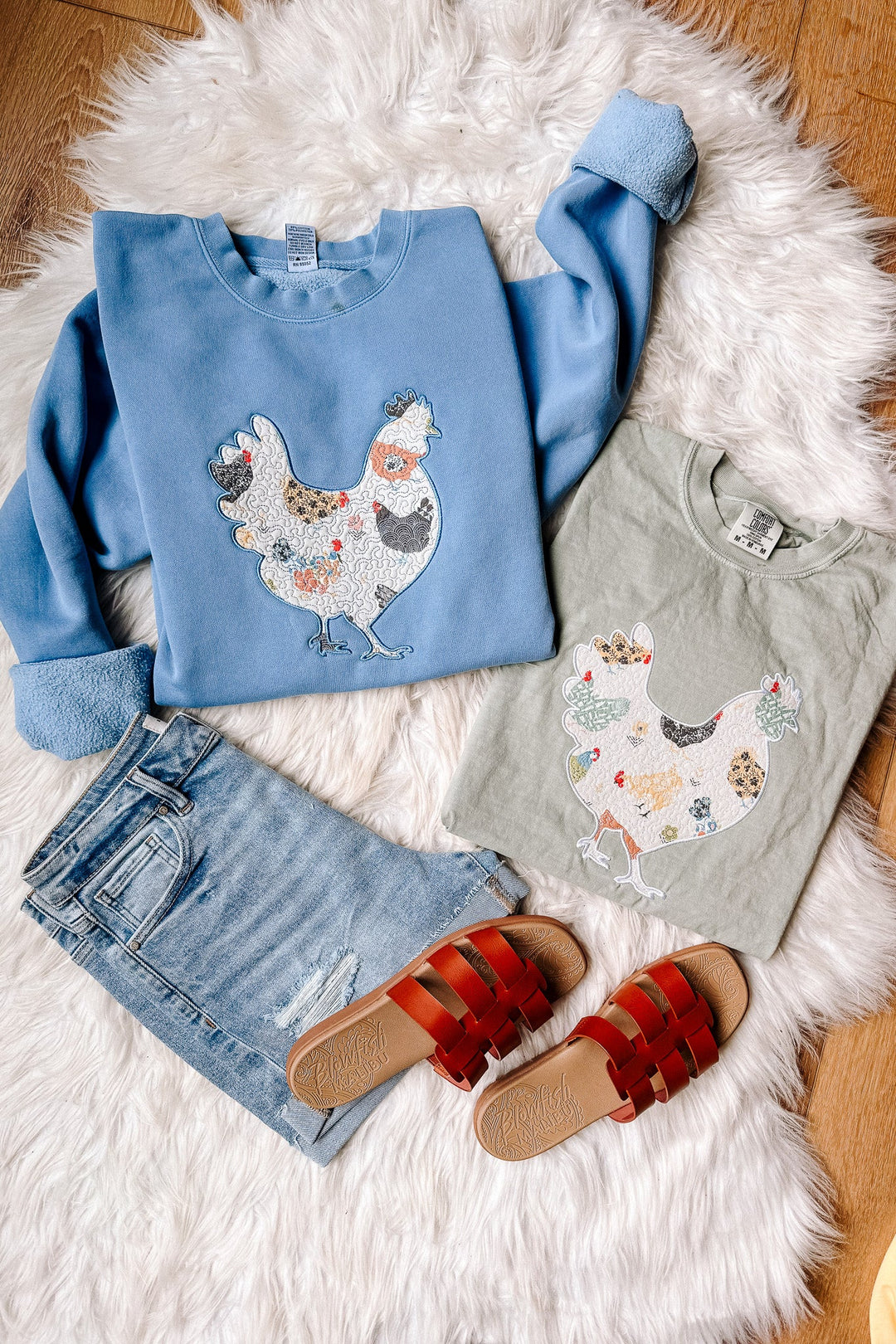 Chicky Chicken Applique Graphics - Multiple Styles