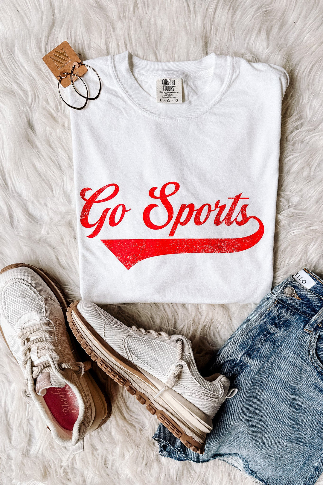 Go Sports Graphic Tee - White