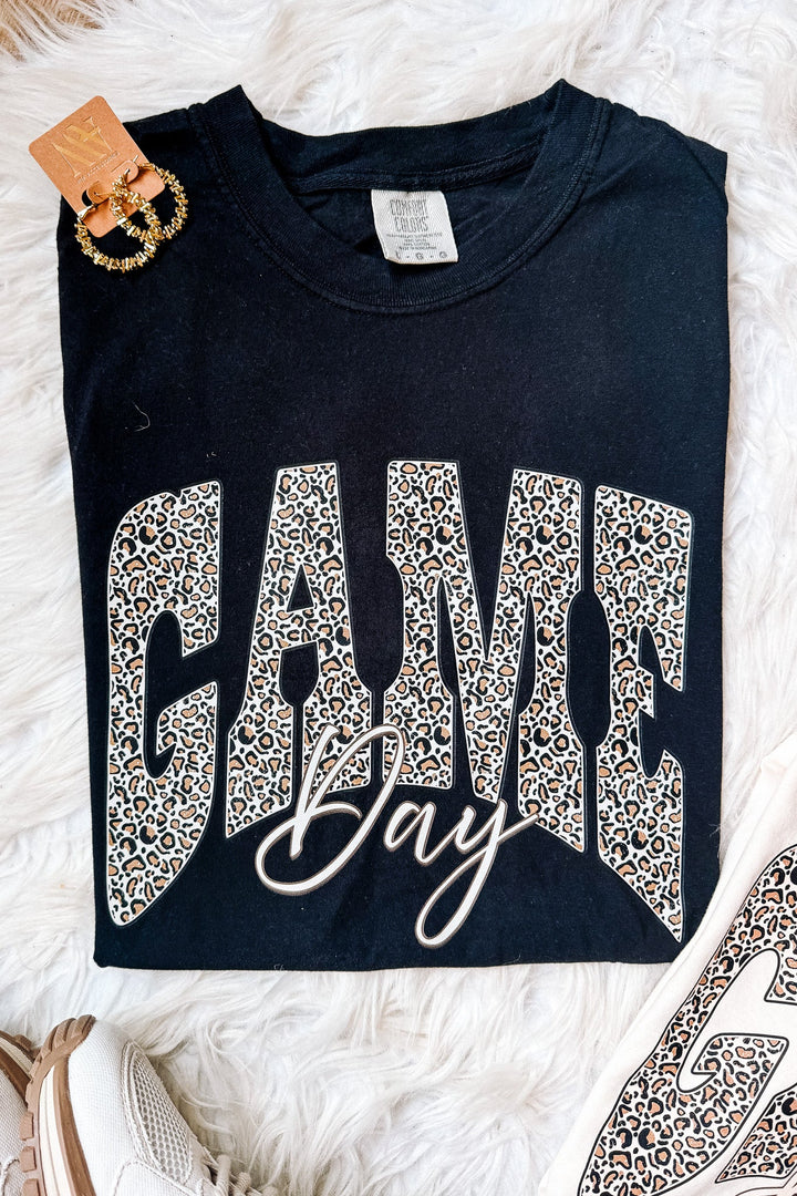 Leopard Game Day Graphic Tee - Multiple Colors