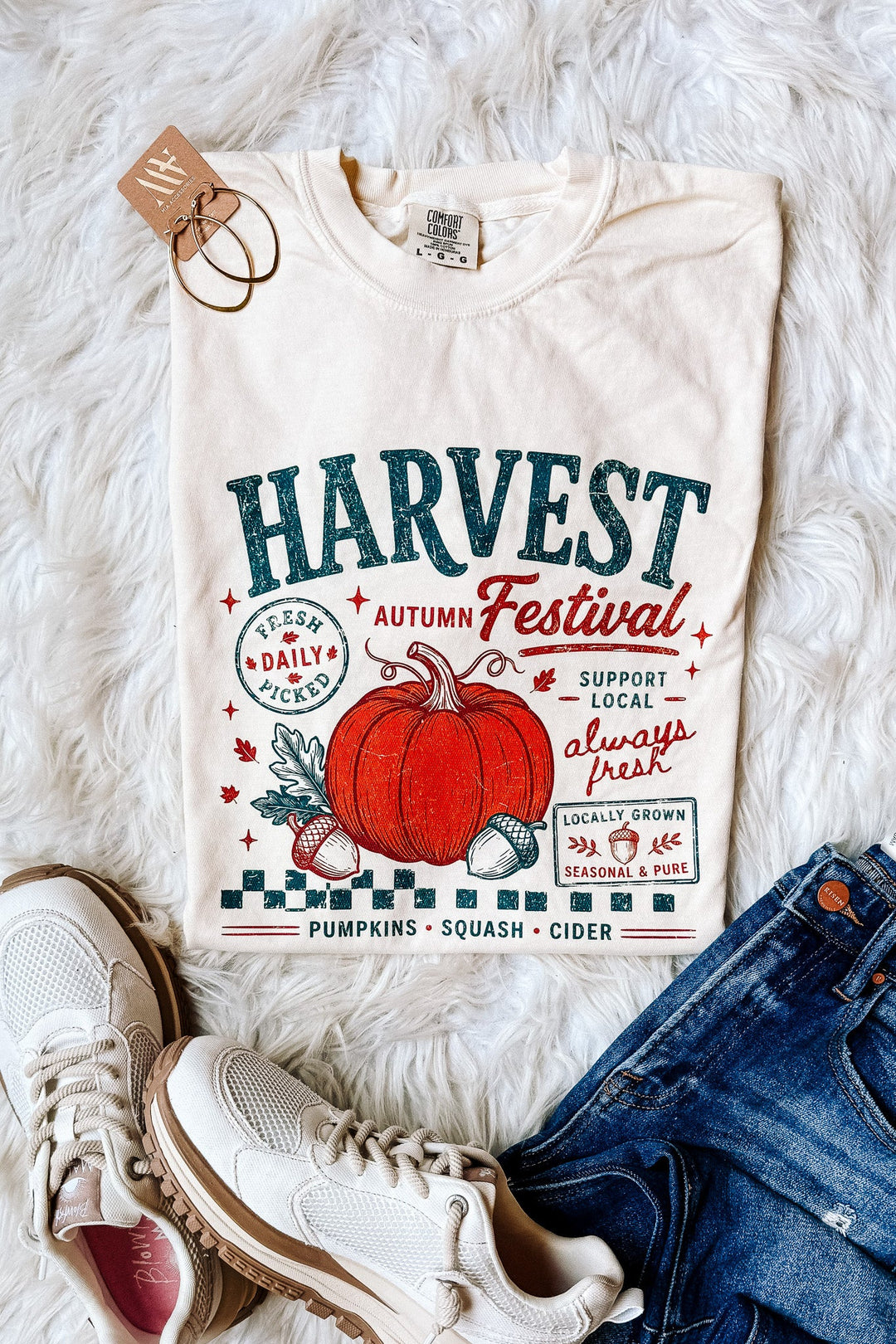 Harvest Festival Graphic Tee - Ivory