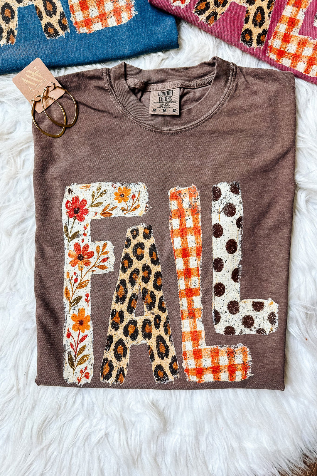 Fall In Full Color Graphic Tee - Multiple Colors