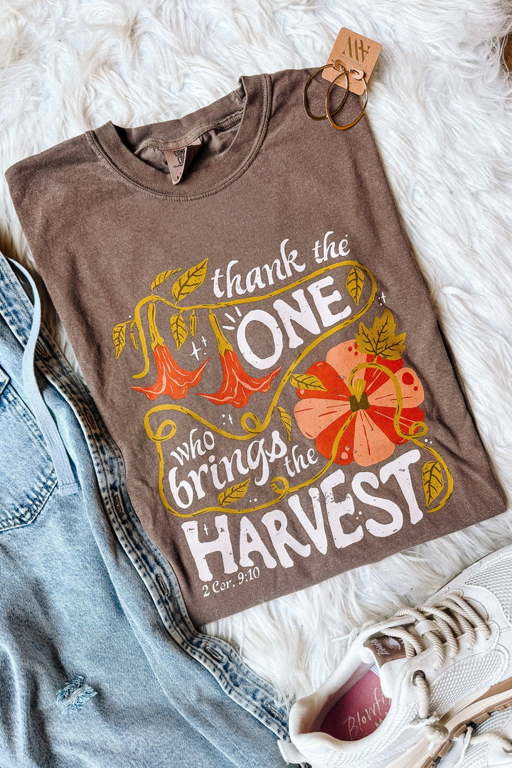 The Harvest Graphic Tee - Espresso