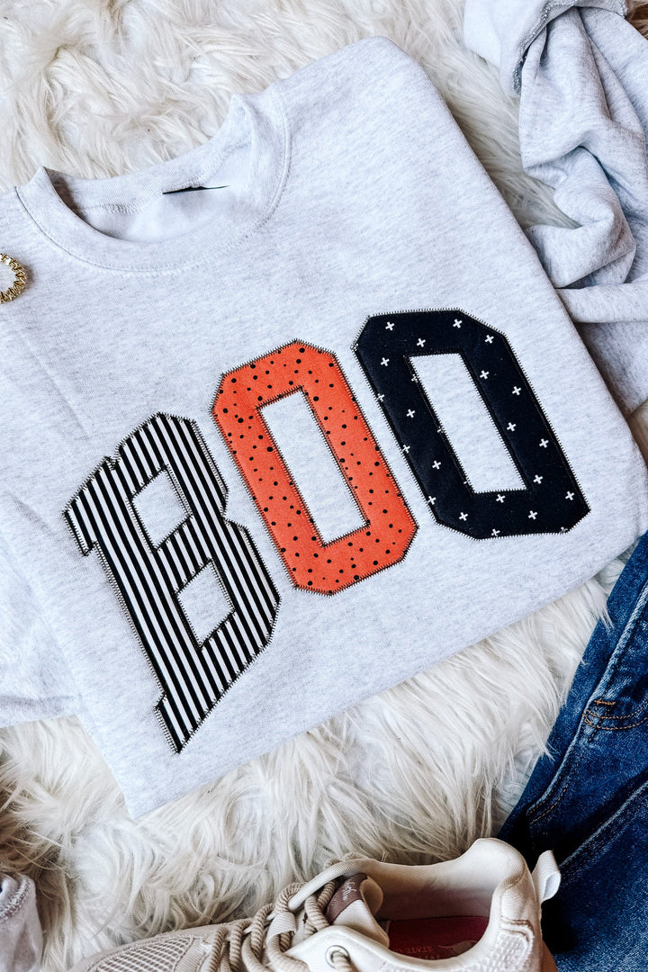 Sweet, Spooky, & Stitched Sweatshirt - Ash Grey